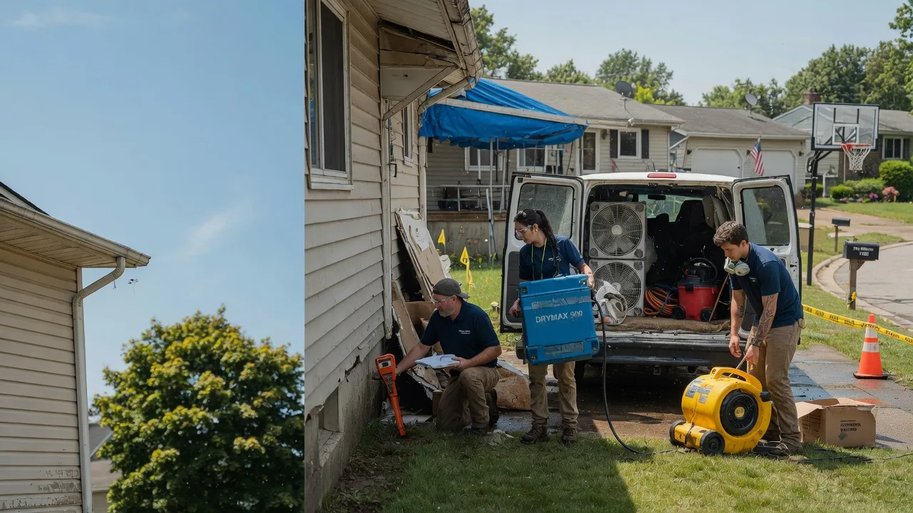 Ceiling Leak Cleanup in Stewart, OH near me
